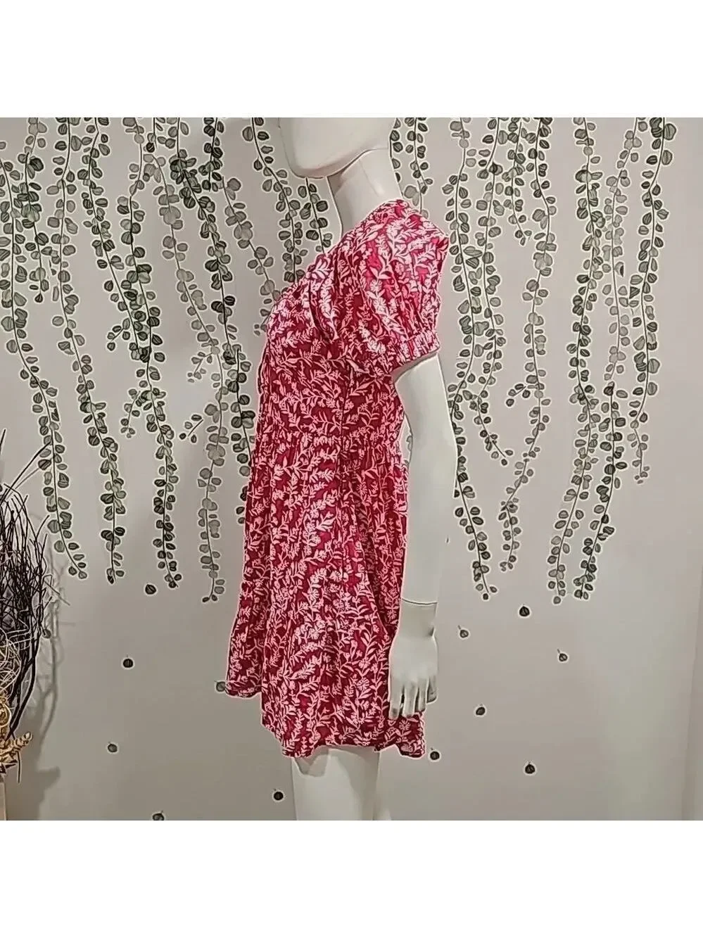 Nwot BANJANAN Artemis Dress In Shadow Bloom Paradise